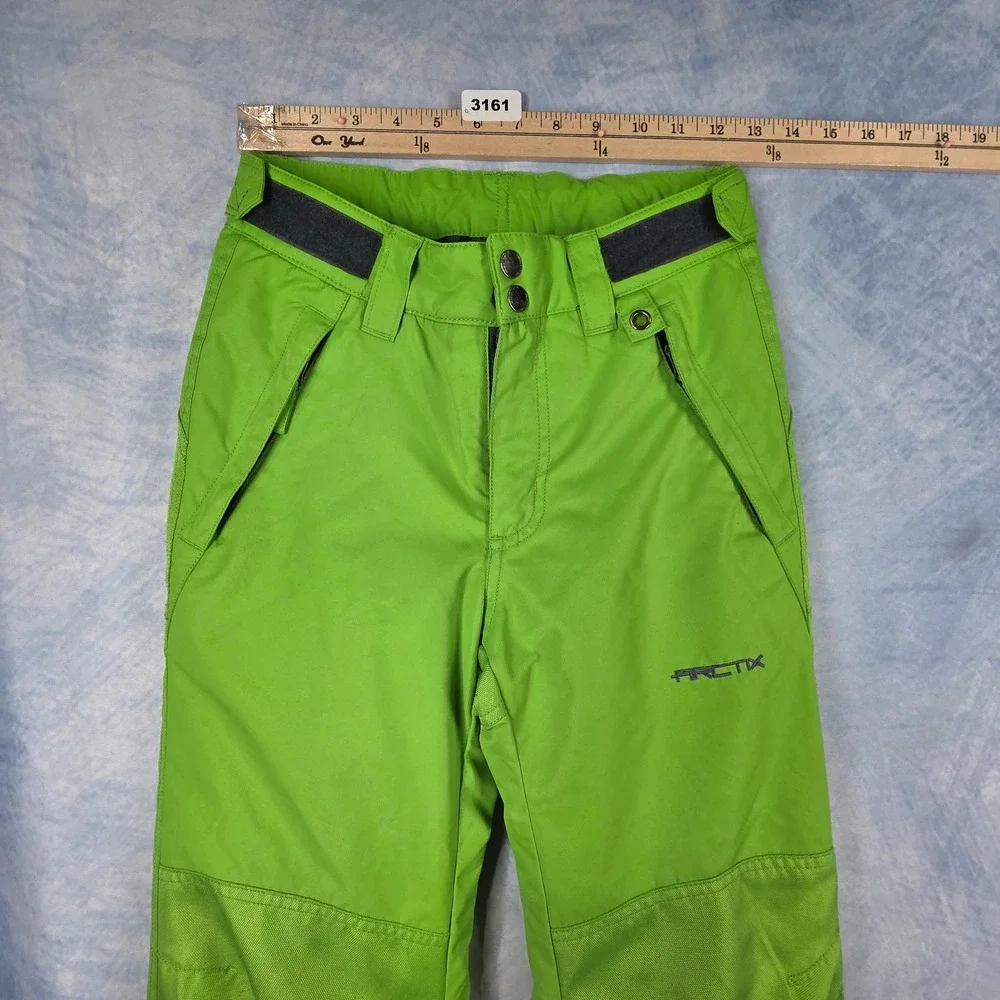 Arctix Youth Snow Pants Lime Green Insulated Ski Snowboard Size Medium M 10-12